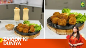 Chicken Potato Lollypop, Mustard Mayo BBQ Dip | Rafia Durrani | Zaiqon Ki Duniya | Ep 138