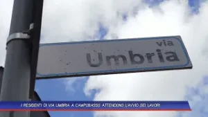 I RESIDENTI DI VIA UMBRIA A CAMPOBASSO ATTENDONO L'AVVIO DEI LAVORI