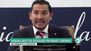 Damián Larco fue designado presidente temporal del Consejo de la Judicatura