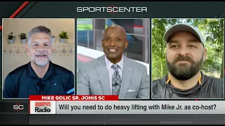 Mike Golic Sr. and Mike Golic Jr. on return to ESPN Radio to host 'The Golics' | SportsCenter