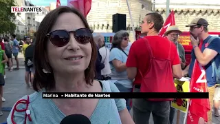 2,000 PEOPLE MARCH FOR THE CLIMATE IN NANTES