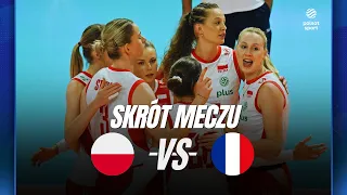 SKRÓT MECZU: POLSKA - FRANCJA | MEMORIAŁ AGATY MRÓZ-OLSZEWSKIEJ