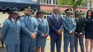 Gran desfile pa celebra 40 Aña di Cuerpo Policial Aruba
