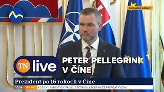 Prezident v Číne po 16 rokoch. Čo prinesie cesta do Pekingu? | TN live