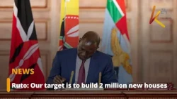 Ruto: Our target is to build 2 million new houses