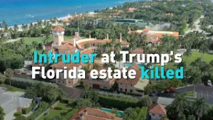 Intruder at Trump's Florida estate killed