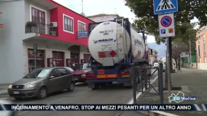 Inquinamento a Venafro, stop ai mezzi pesanti per un altro anno