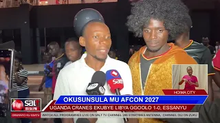 Okusunsula mu AFCON 2027 Uganda Cranes ekubye Libya ggoolo 1- 0 essanyu
