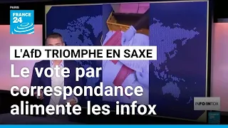 Saxe-Anhalt : le vote par correspondance alimente les infox • FRANCE 24