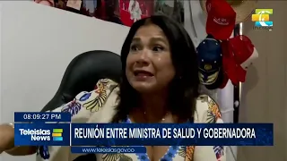 #teleislasnewsl Reunión entre minstra de salud y gobernadora.