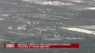 At least 5 dead after Amazon cargo plane barreled off runway at Miami airport