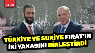Turkish Armed Forces and Syrian Army connect the two banks of the Euphrates in Deir ez-Zor