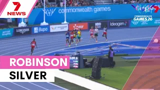 Ky Robinson's 5000m silver | 7NEWS
