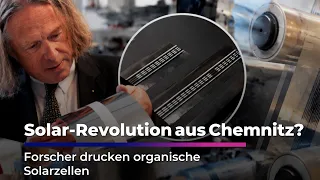 Chemnitz PRINTS the solar cell of the FUTURE