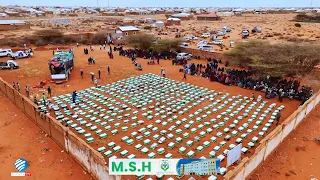 Hay’adda Tadamun Social Society ayaa Buuhoodle ka wadday qaybinta gargaar raashin ah oo loogu talaga