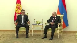 Փաշինյանն առանձնազրույց է ունեցել Ղրղզստանի նախագահ Սադիր Ժապարովի հետ