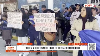 Áncash: Governor demanded to complete school roofing project