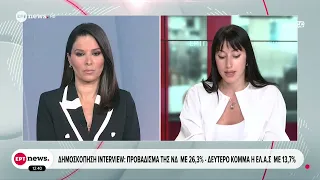 Δημοσκόπηση Interview: Προβάδισμα της ΝΔ με 26,3% - Δεύτερο κόμμα η ΕΛ.Α.Σ. με 13,7%