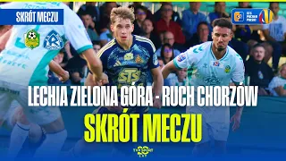 SKRÓT: LECHIA ZIELONA GÓRA - RUCH CHORZÓW. STS PUCHAR POLSKI, 1. RUNDA. LUBUSKIE KONTRA ŚLĄSKIE!