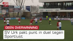 SV Urk pakt punt in duel tegen Sportlust,  'Er had meer ingezeten' | Omroep Flevoland
