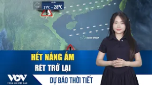 Dự báo thời tiết đêm nay và ngày mai 1/3 | Miền Bắc mưa dông, rét trở lại vào đầu tháng 3