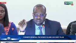 FORMER SENEGAL PM SONKO SLAMS G20 DEBT PLAN