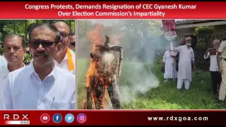 Congress Protests, Demands Resignation of CEC Gyanesh Kumar Over Election Commission’s Impartiality