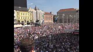 S mjesta događaja: Prosvjed „Hodaj za Liku, hodaj za Hrvatsku“ u Zagrebu 05.09.2026.