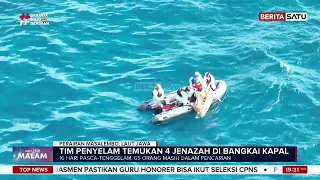 Hari ke-16 SAR KM Virgo Transport 8, Tim Penyelam Temukan 4 Jenazah. #beritasatumalam