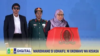 HOTUBA YA RAIS SAMIA MARIDHIANO Z'NZIBAR "MARIDHIANO SI UDHAIFU, NI UKOMAVU WA KISIASA"
