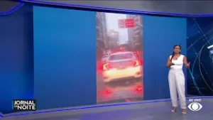 Chuva forte causa transtornos na Baixada Fluminense (RJ)