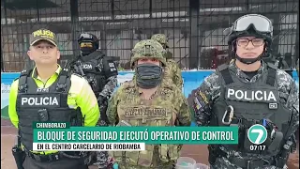 Operativo de control en la cárcel de Riobamba, en Chimborazo