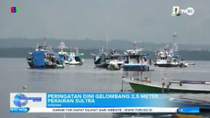 PERINGATAN DINI GELOMBANG 2,5 METER PERAIRAN SULTRA