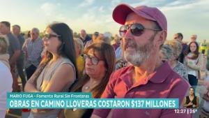 Se inauguraron las obras viales e hidráulicas que atraviesan cuatro municipios de Canelones