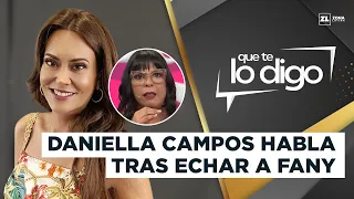 Daniella Campos DISMISSES CONTROVERSY with Fany Mazuela | Que Te Lo Digo