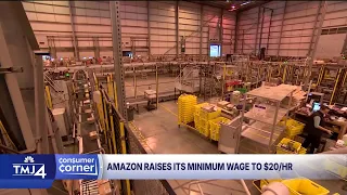 Amazon raises minimum wage