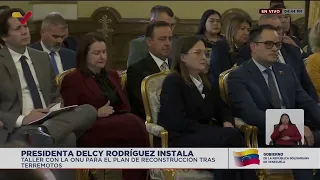 Vice President Delcy Rodríguez highlights UN humanitarian response in Venezuela