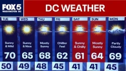 DC Weather: Beautiful week ahead