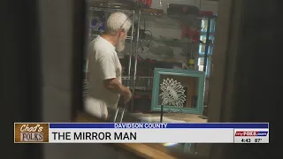 Davidson County man makes mirror art
