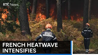 Fire crews in France continue to battle wildfires | RTÉ News