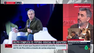 Escolar, sobre Zapatero: "Me sigue faltando dónde está el tráfico de influencias" - Al Rojo Vivo