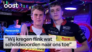 Olaf and Rens beat hundreds of Belgians at beer pong | RTV Oost