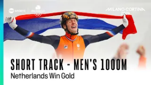 Jens van 't Wout takes GOLD in Men's Short track 1000m! ? | Winter Olympics 2026