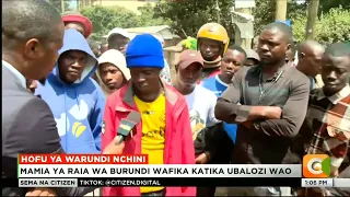 Mamia ya Warundi wafika ubalozini kutafuta hati za kusafiria na stakabadhi za kazi