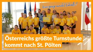 Austria's largest P.E. class is coming to St. Pölten