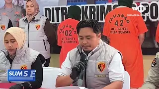 SUMSEL HARI INI - 3 ORANG TERSANGKA DUGAAN KREDIT FIKTIF DITANGKAP POLISI