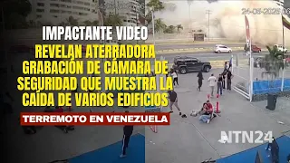 SHOCKING: Terrifying footage revealed of buildings collapsing during the Venezuela earthquake