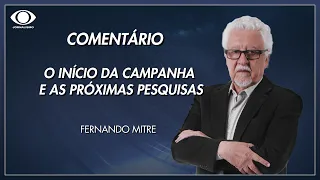 Mitre: O início da campanha e as próximas pesquisas | Jornal da Noite