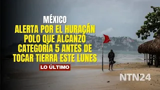Mexico on alert for Hurricane Polo, which reached Category 5 before making landfall this Monday