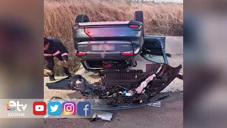 TWO CARS COLLIDE IN KESAN, 9 INJURED